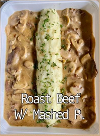 Roast Beef w/ Mashed Potato