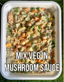 Mixed Vegetable in Mushroom Sauce