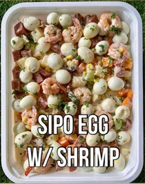 Sipo Egg w/ Shrimp